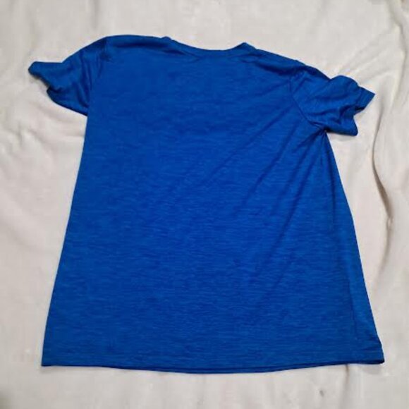 Xersion Boys “Hustle” Blue Short Sleeve Shirt XL 18/20 - Picture 2 of 3